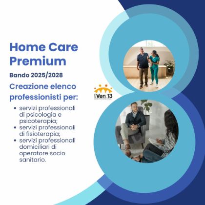Elenco professionisti per assistenza alla persona - Progetto Home Care Premium 2025/2028.